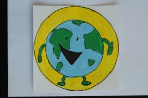 thumbs up earth